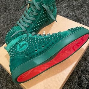 Mens Christian Louboutin Spiked Sneakers